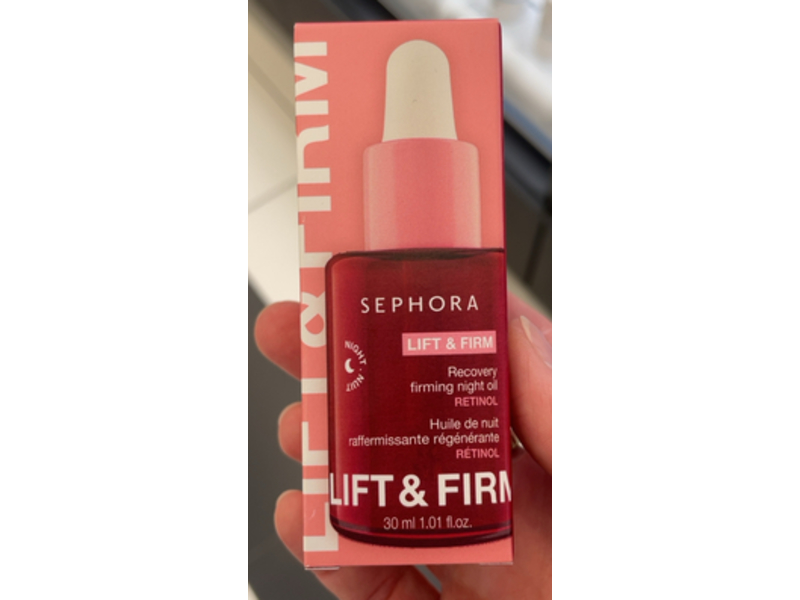 Sephora Lift & Firm Night Oil, Retinol, 1.01 fl oz/30 mL