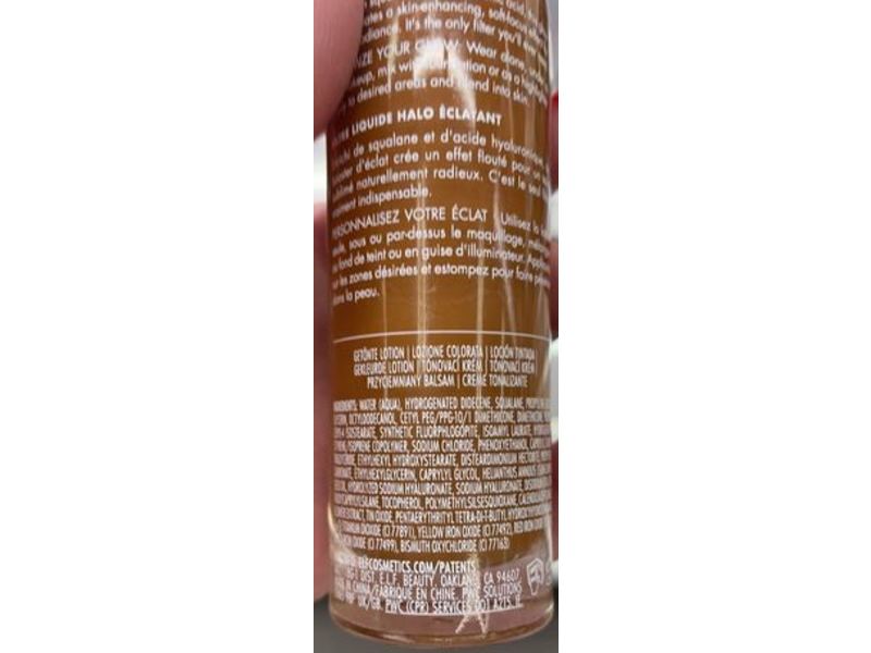 e.l.f. Halo Glow Liquid Filter, 6 Tan/Deep, 1.06 fl oz/31.5 mL