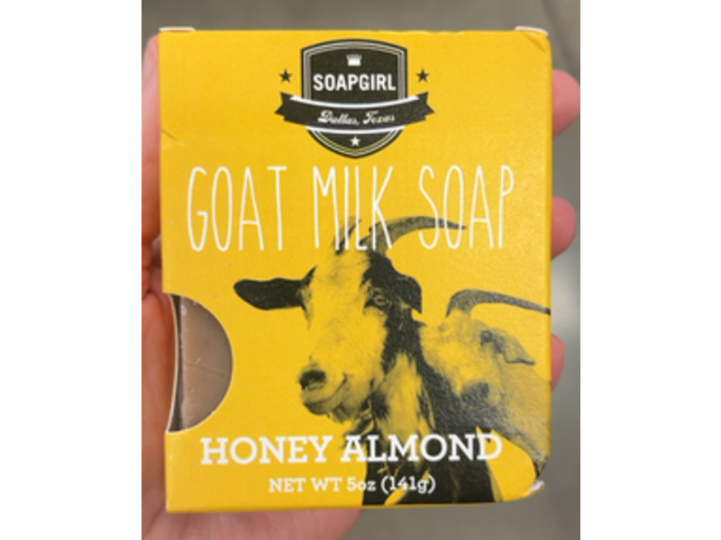 Soapgirl Goat Milk Soap, Honey Almond, 5 oz/141 g