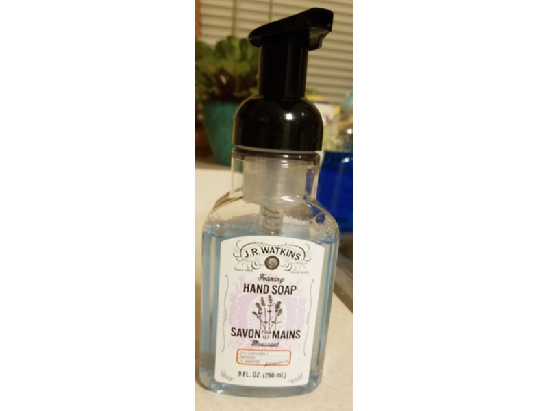 J.r Watkins Foaming Hand Soap, Lavender, 9 fl oz/256 mL