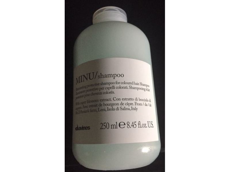 Davines Minu Shampoo, Caper Blossom Extract, 8.45 fl oz/250 mL