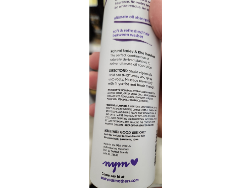 Not Your Mother Body Building For Joy Dry Shampoo, Orange Mango, 7 oz/198 g, Pack Of 2