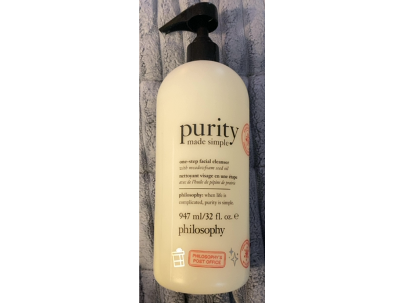 Philosophy Purity Made Simple One-Step Facial Cleanser, 32 fl oz/947 mL
