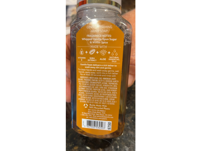 Bath & Body Works Gentle Foaming Hand Soap, Toasted Vanilla Chai,8.75 fl oz/259 mL