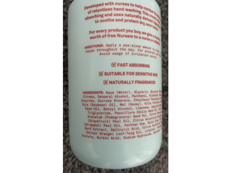 Nursem Caring Hand Cream, 300 mL