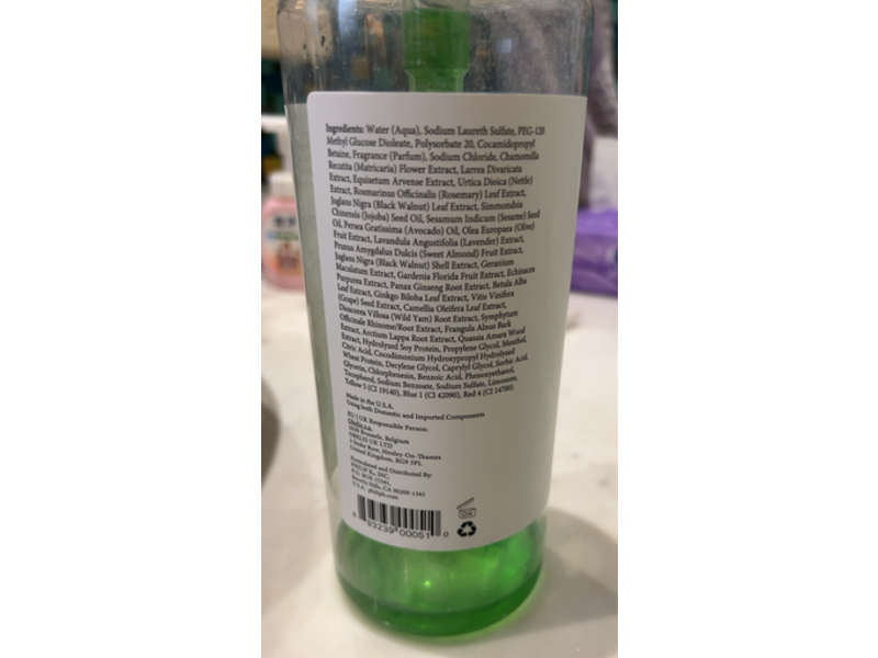Philip B Scalp Invigorator Volumizing Shampoo, Peppermint & Avocado, 32 fl oz/947 mL