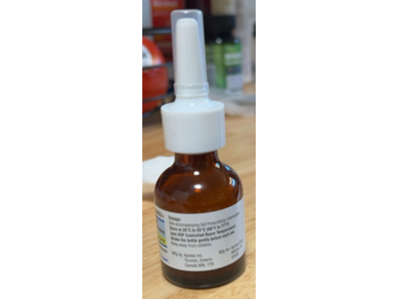 Azelastine Hydrochloride and Fluticasone Propionate Nasal Spray, 23 g, Apotex (Rx)