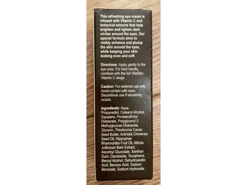 VitaSkin Vitamin C Lifting Eye Cream, 15 mL