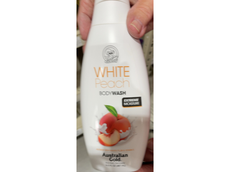 Australian Gold Body Wash, White Peach, 16.5 fl oz/487 mL