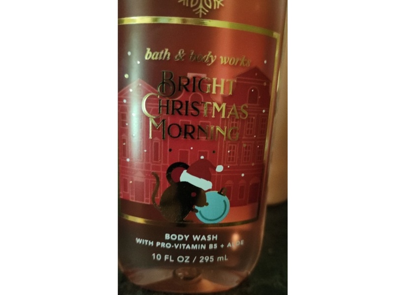 Bath & Body Works Bright Christmas Morning Body Wash, Pro=Vitamin B5 + Aloe, 10 fl oz/295 mL
