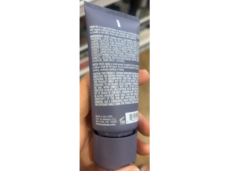 Kristin Ess Purple Shampoo, Sulfate Free, 2 fl oz/59 mL