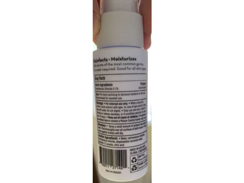 The Home Edit Rume Hand Sanitizer Spray, Unscented, 2 fl oz/60 mL