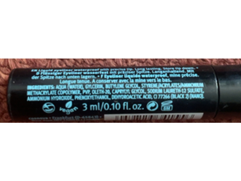 Essence Lash Princess Liner, Black Waterproof, 0.10 fl oz/3 mL