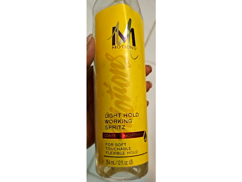 Motions Light Hold Working Spritz for Hair, 12 fl oz/354 mL