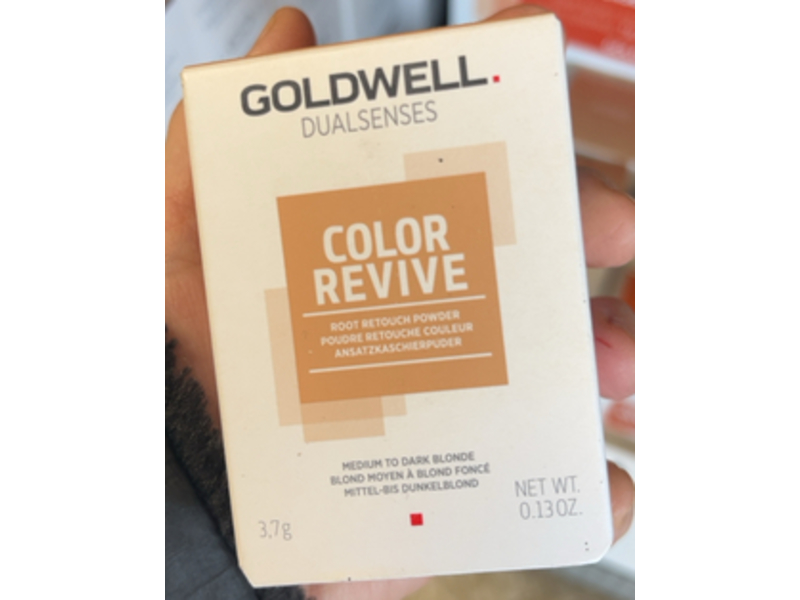 Goldwell Dualsenses Color Revive Root Retouch Powder, Medium to Dark Blonde, 0.13 oz/3.7 g