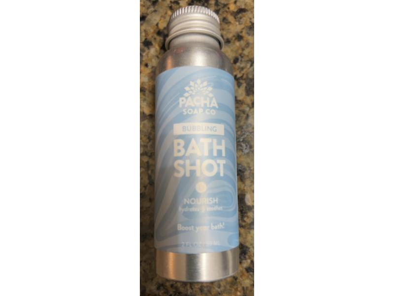 Pacha Soap Nourish Bubbling Bath Shot, 2 fl oz/59 mL