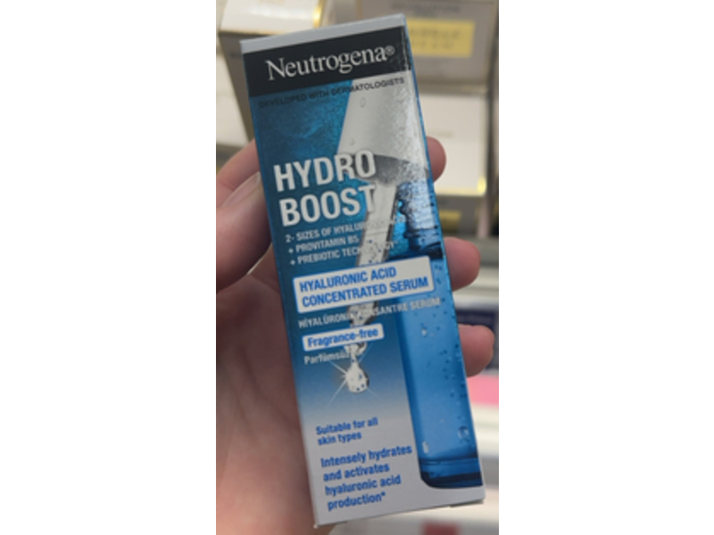 Neutrogena Hydro Boost Concentrated Serum, Hyaluronic Acid, 15 mL