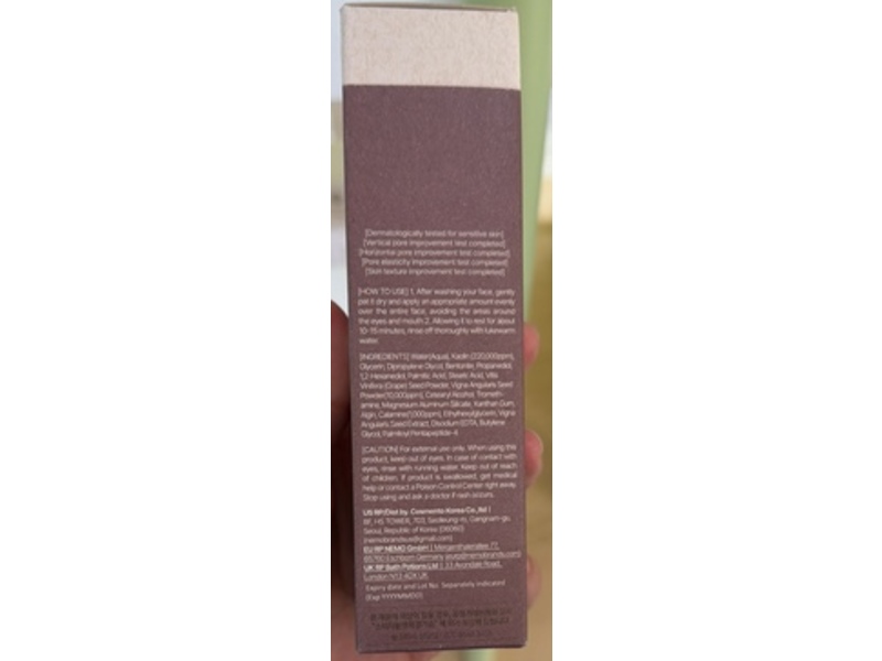 Heveblue Pot Pore Peptamin Wash Off Pack, 3.52 oz/100 g