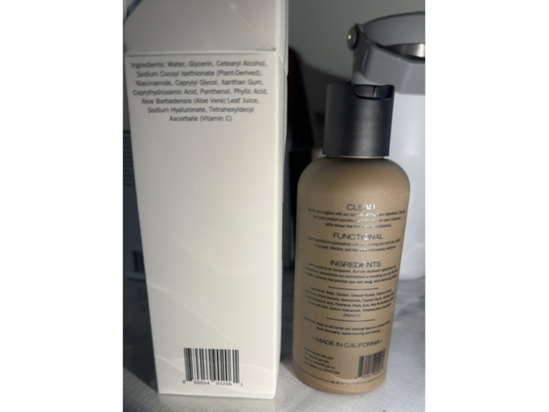 HygieneLab Men's Face Wash, Unscented, 5 fl oz