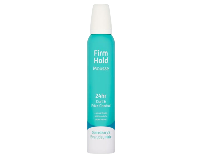 Sainsbury's Firm Hold Mousse Curl & Frizz Control, 200 mL