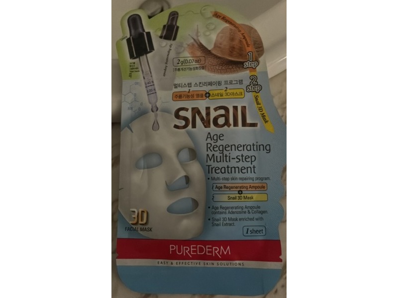Purederm Age Regenerating Multi-Step Treatment, Snail