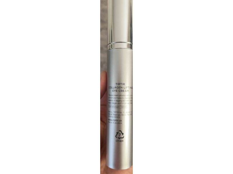 Tirtir Collagen Lifting Wrinkle Spot Eye Cream Treatment, 0.5 fl oz/15 mL