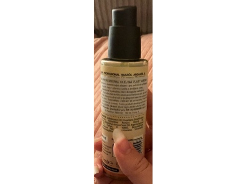 Rossmann Isana Professional Hair Oil, Argan Oil + Sunflower Oil, 100 mL