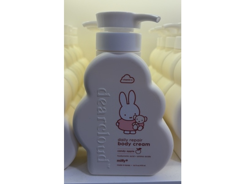Dearcloud Daily Repair Body Cream, Candy Apple, 16 fl oz/473 mL