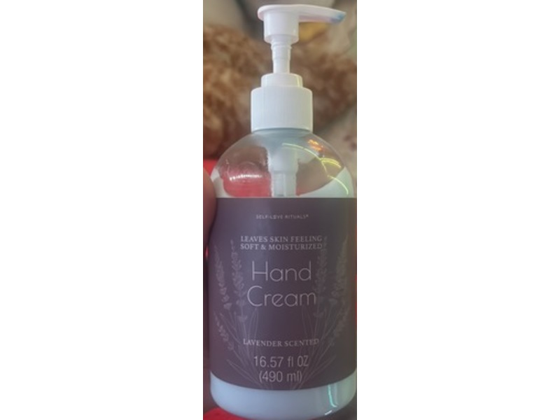 Self Love Rituals Rituals Hand Cream, Lavender Scented, 16.57 fl oz/490 mL