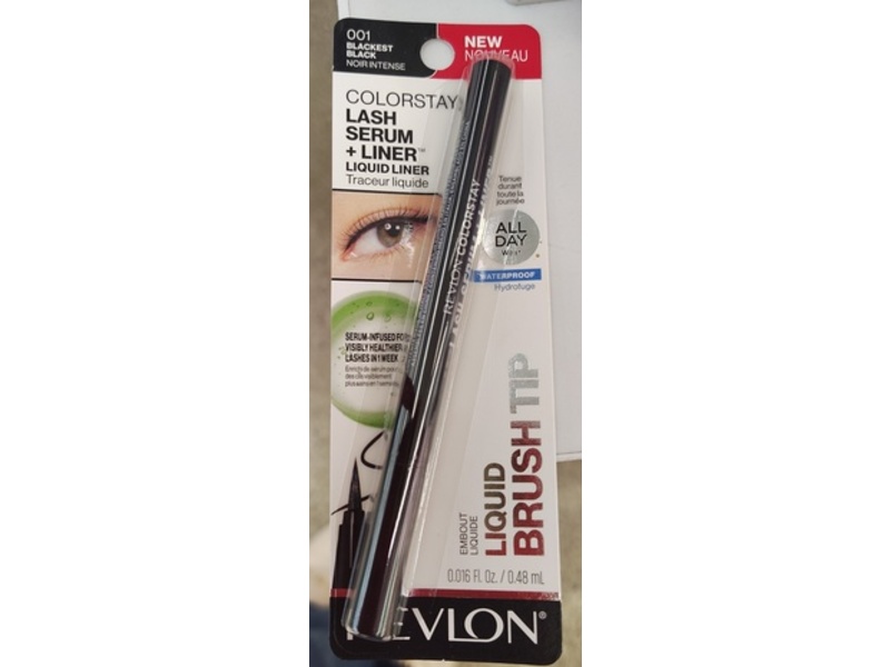 Revlon ColorStay Lash Serum + Liner, 001 Blackest Black, 0.016 fl oz/0.48 mL