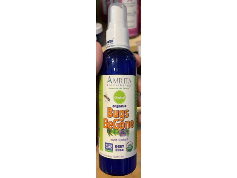 Amrita Organic Bugs Be Gone Insect Repellent, 4 fl oz/120 mL