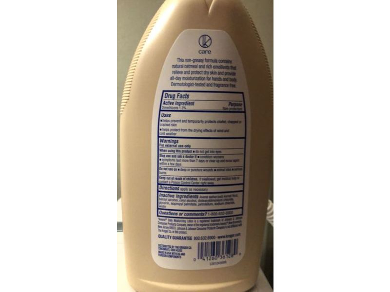 Kroger Moisture Smooth Over Daily Moisturizing Lotion, 18 fl oz/532 mL