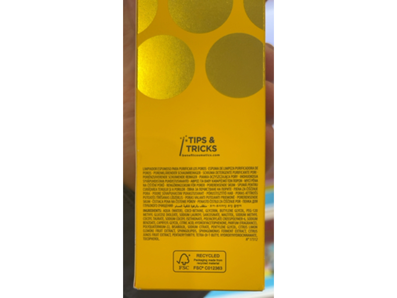 Benefit The Porefessional Good Cleanup Foaming Cleanser, 5 fl oz/147 mL