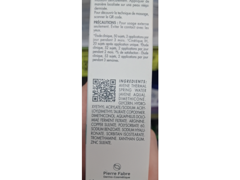Avene Remodeling Scar Gel, Cicalfate+, 1.3 fl oz/40 mL