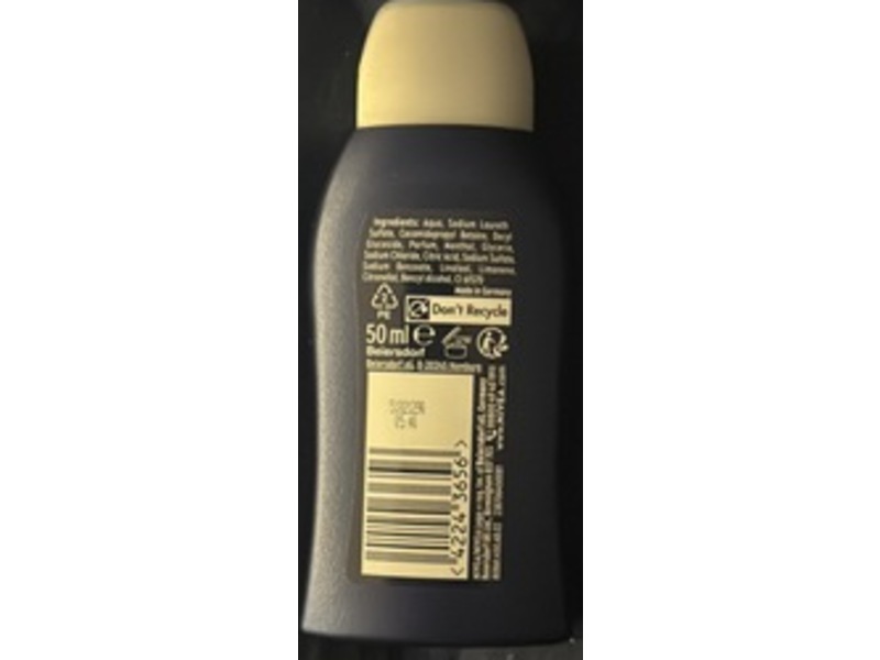 Nivea Men Energy Mini Shower Gel, Mint, 50 mL