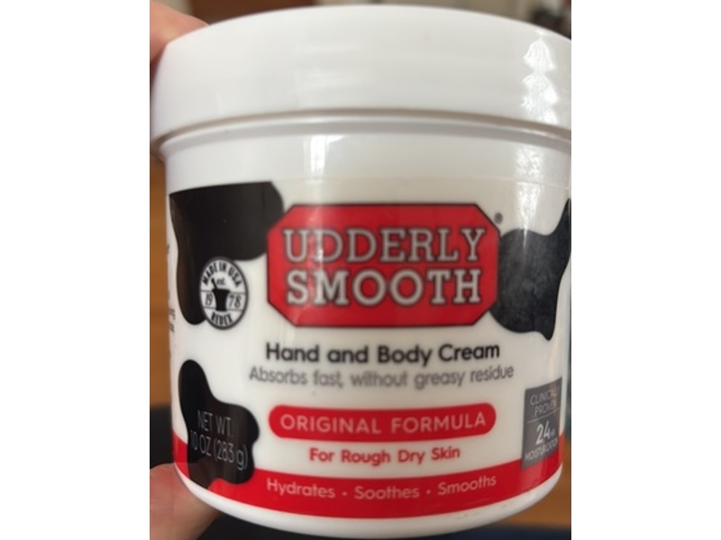 Udderly Smooth Hand & Body Cream, 10 fl oz/283 g