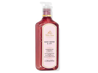 White Barn Cleansing Gel Hand Soap, Rose Water & Ivy, 8 fl oz/236 mL, Pack Of 2