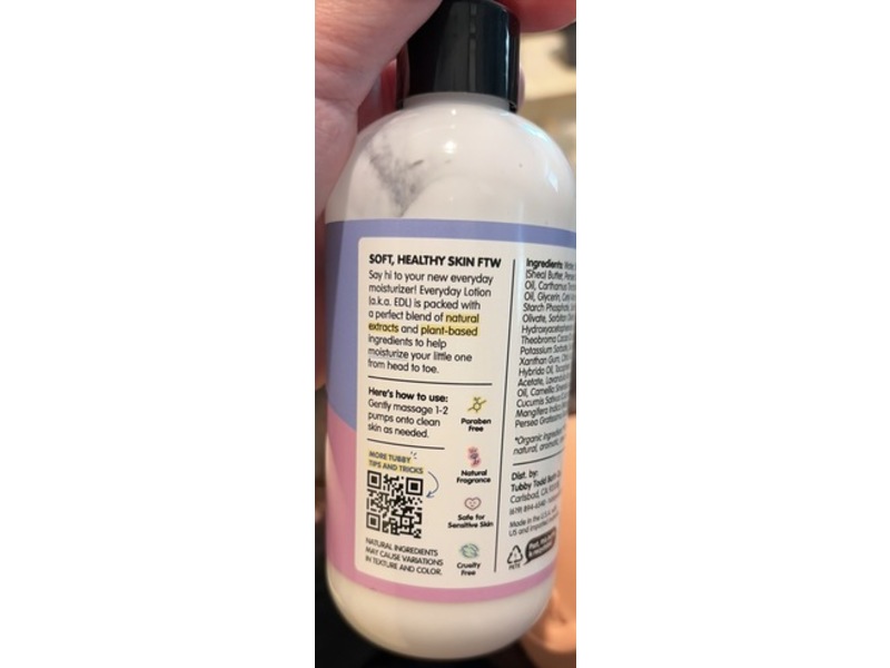 Tubby Todd Bath Co Everyday Lotion, Lavender + Rosemary, 8.5 fl oz/251 mL
