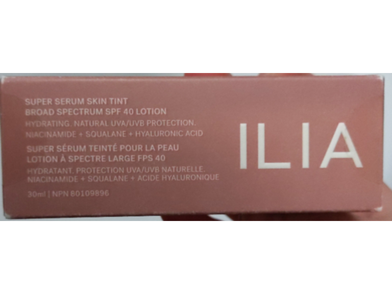 Ilia Super Serum Skin Tint Lotion, Skye ST0.5, SPF 40, 1 oz/30mL