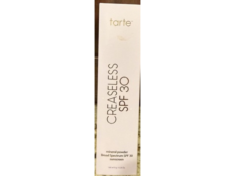 Tarte Creaseless Mineral Powder Sunscreen, SPF 30, Translucent, 0.28 fl oz/8 g