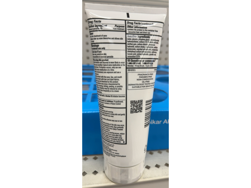 La Roche-Posay Effaclar Duo Acne Cleanser, Benzoyl Peroxide, 6.76 fl oz/200 mL