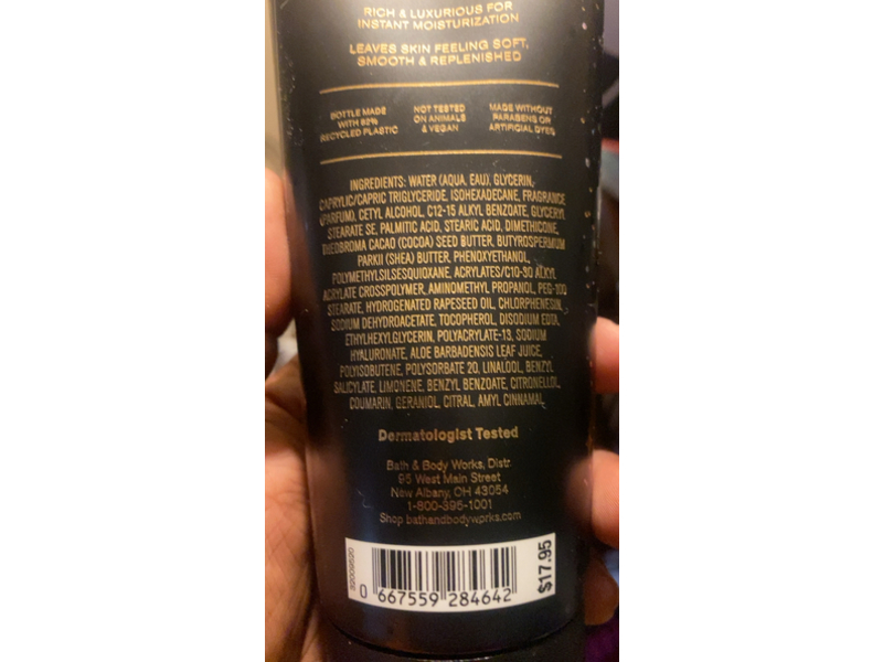 Bath & Body Works Into The Night Ultimate Hydration Body Cream, Shea Butter+Hyaluronic Acid, 8 oz/226 g