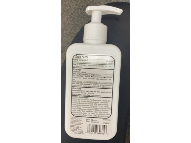 CVS Health Itch Relief Moisturizing Lotion, 8 fl oz/237 mL