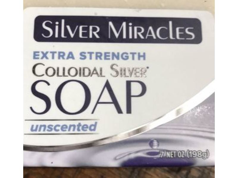 Silver Miracles Colloidal Silver Soap, 7 oz/198 g