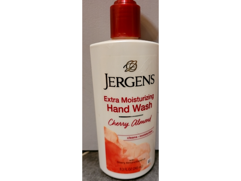 Jergens Extra Moisturizing Hand Wash, Cherry Almond Essence, 8.3 fl oz/245 mL