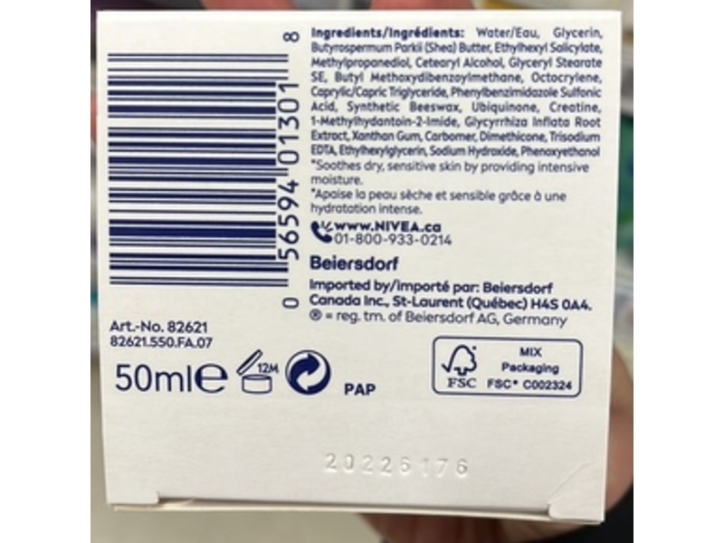 Nivea Q10 Anti-Wrinkle Soothing Day Cream, 50 mL