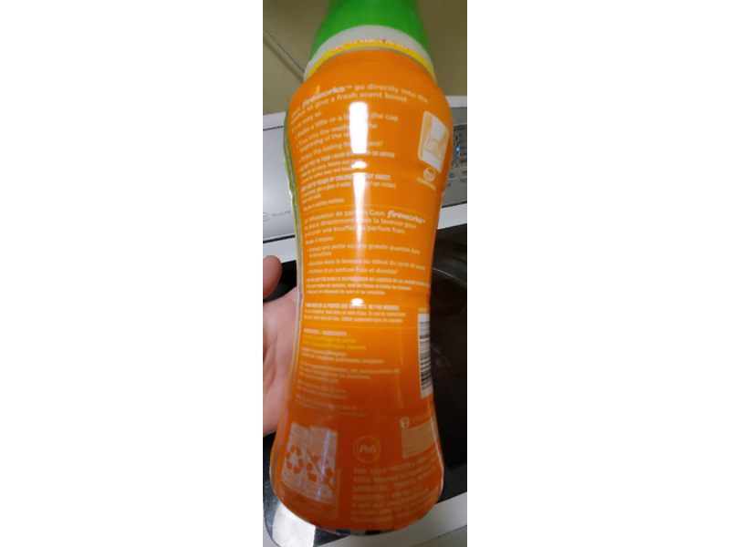 Gain Fireworks In-Wash Scent Booster, Island Fresh, 14.8 oz/422 g