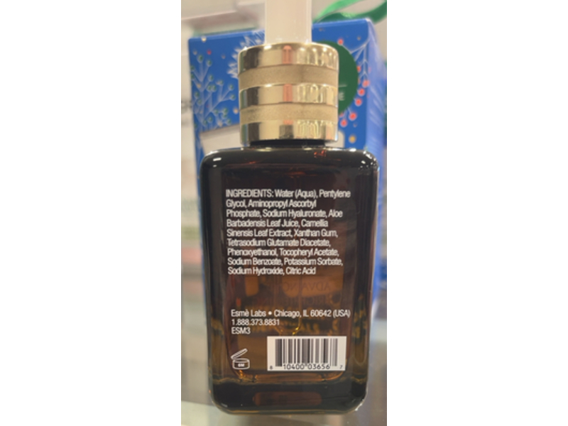 Esme Labs Advanced Brightening Serum, Vitamin C, 1.7 fl oz/50 mL