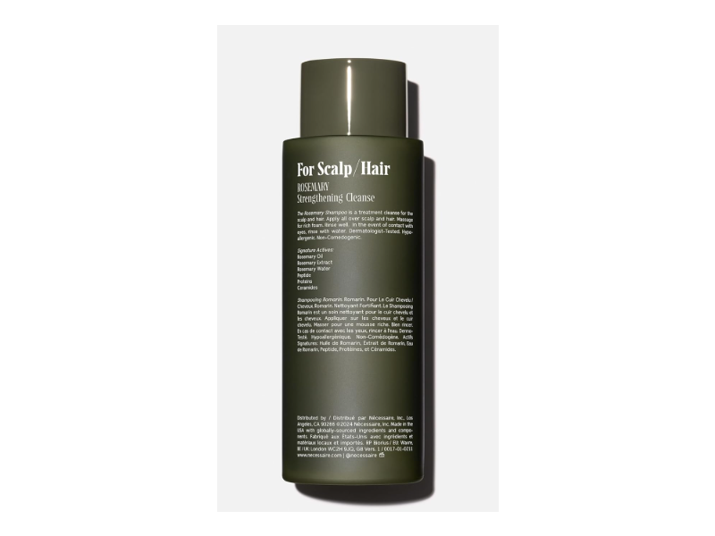 Necessaire Rosemary Shampoo, 8.4 fl oz/250 mL