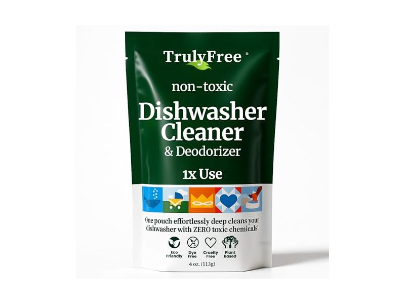 TrulyFree Dishwasher Cleaner & Deodorizer, 4 fl oz/113 g